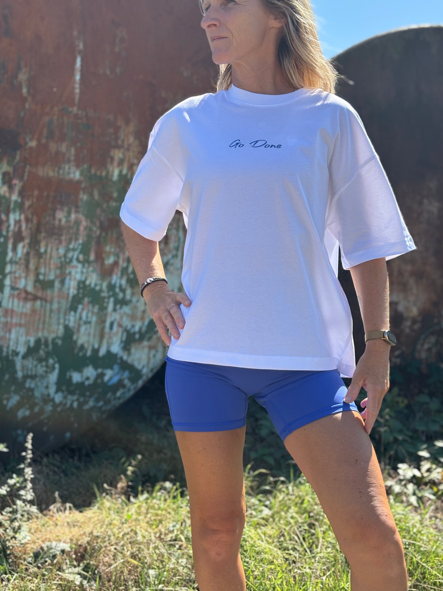 Boxy Oversized T-Shirt blue