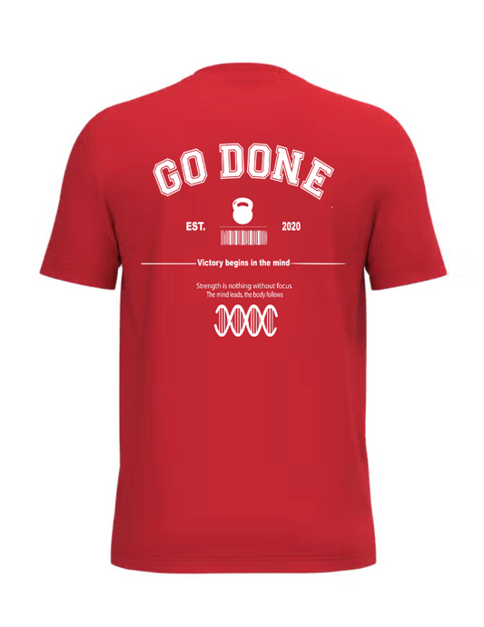 Oversize Victory begins in the mind Red