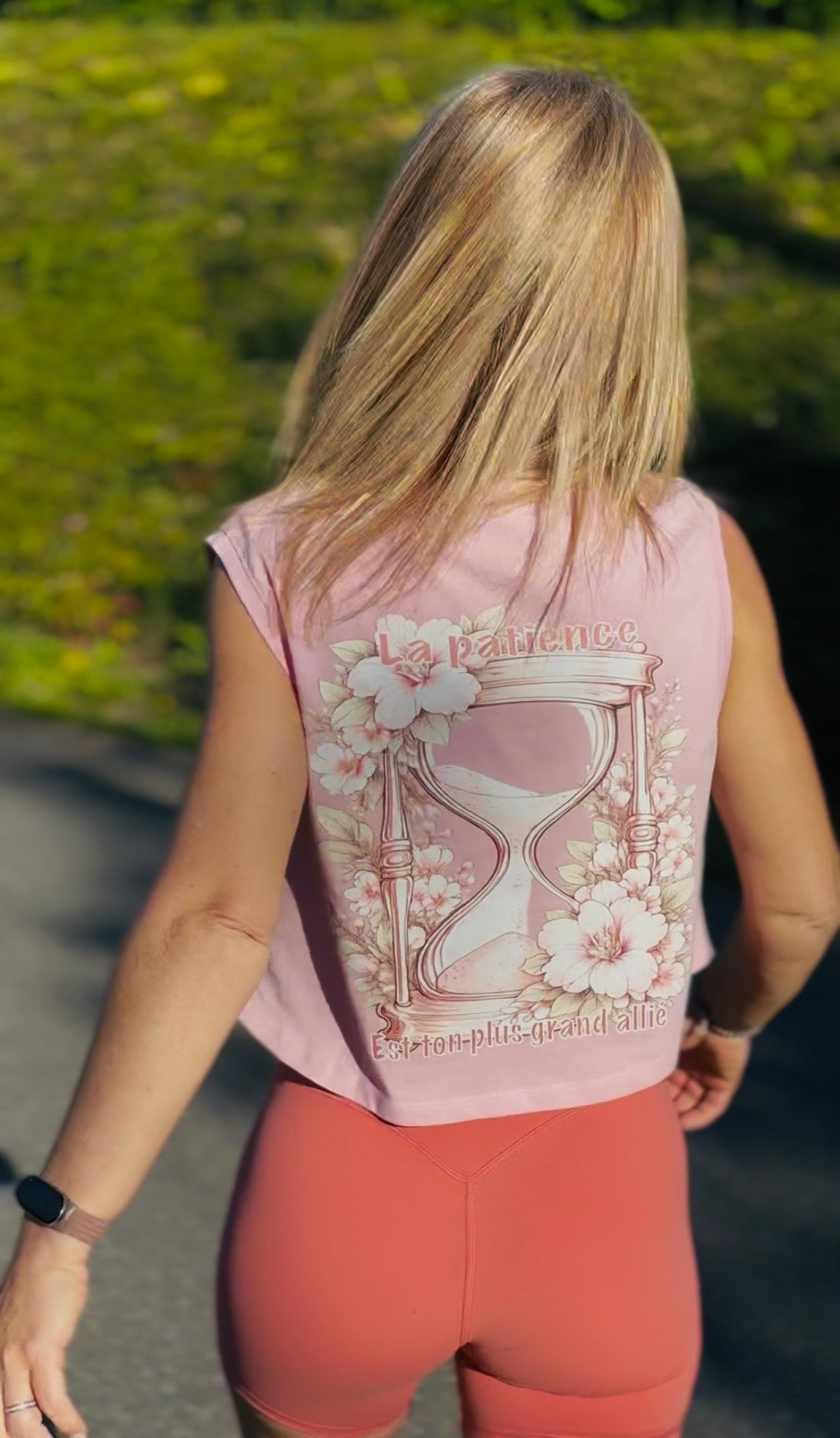 Crop top Patience pink