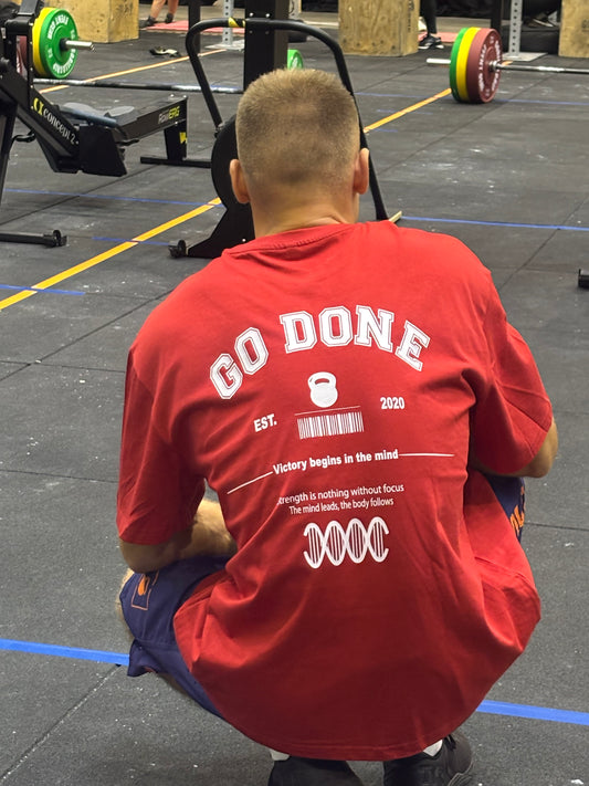 Oversize Victory begins in the mind Red