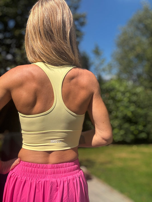 Brassière jaune pâle Carla