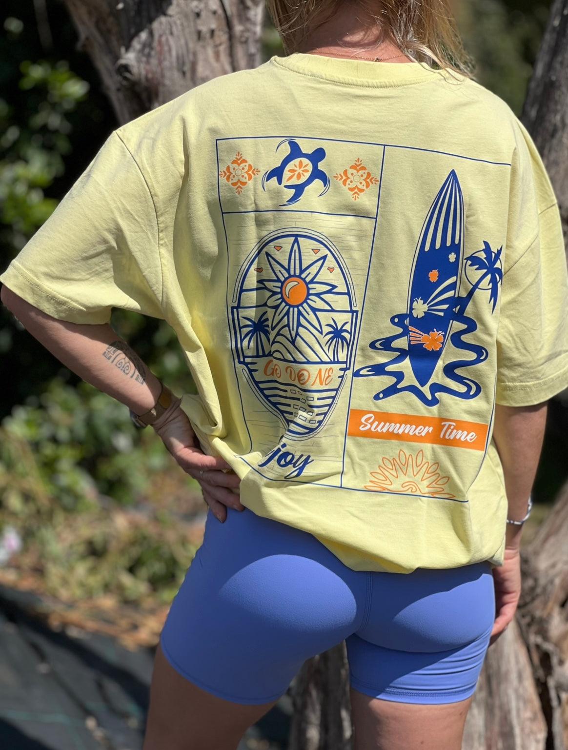 Short Eva blue